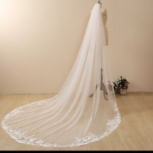 72” Floor Wedding Veil